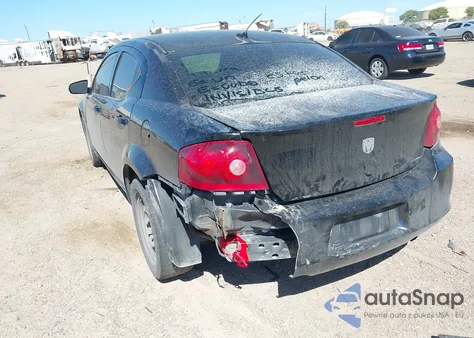 2013 Dodge Avenger Se from USA, damaged, VIN 1C3CDZAB2DN548083